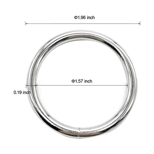 Metal Macrame Rings 2 Inch for Macrame Plant Hangers Macrame Kit 2