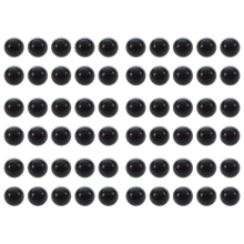 10pcs Bille Perle Ronde Verre Aquarium Poisson decoration noir
