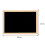Double-Sided Blackboard Wooden Crafts Wooden Frame Small Blackboard 2