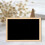 Double-Sided Blackboard Wooden Crafts Wooden Frame Small Blackboard 4