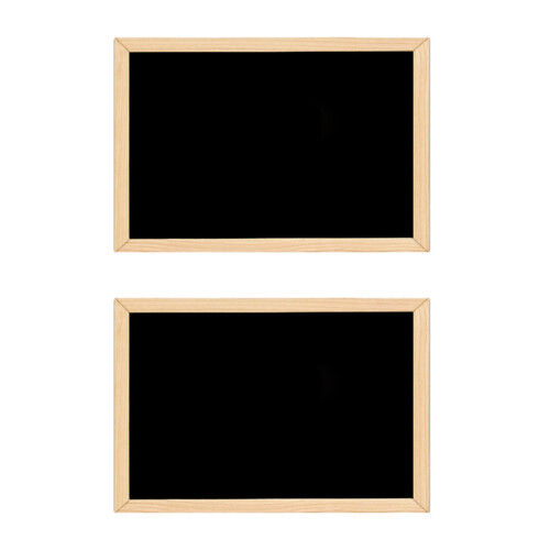 Double-Sided Blackboard Wooden Crafts Wooden Frame Small Blackboard