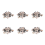 50 Mini Tableau noir bois message rectangle ardoise clip carte 1