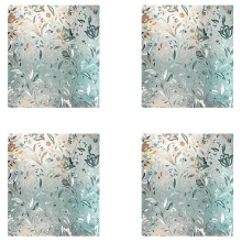 4X 3D Rainbow Window Film Stained Static Non Adhesive Film 45X100cm