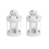 Vintage Metal Hanging Candle Lanterns ,Tealight Holder -White 1