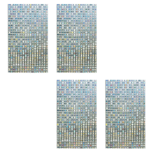 Self Adhesive Cling Glass Stickers 3D Mosaic Privacy Glass Foil