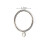 40 Pack Curtain Rings, 38mm Internal Diameter iron Curtains Rings 3