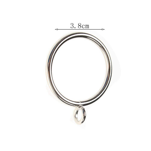40 Pack Curtain Rings, 38mm Internal Diameter iron Curtains Rings 2
