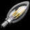 6X E12 4W Candle Flame Filament LED Light Bulb Lamp 10 x 3.5cm 5