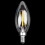 6X E12 4W Candle Flame Filament LED Light Bulb Lamp 10 x 3.5cm 7