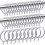 40 Pcs Metal Curtain Ring for Curtains,32 Mm Inner Diameter (Silver) 2