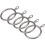 40 Pcs Metal Curtain Ring for Curtains,32 Mm Inner Diameter (Silver) 3