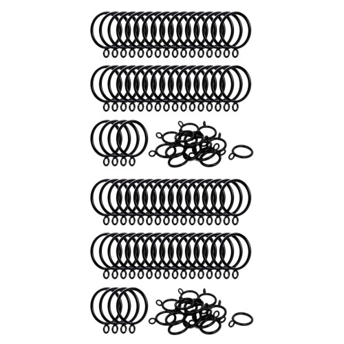 40 Pack 1.5 Inch (38Mm) Inner Diameter Metal Curtain Rings