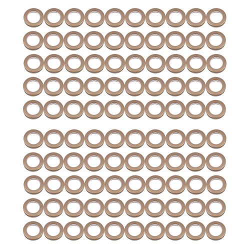 50 Pack Curtain Grommet, Inner Diameter 43mm Ring (Coffee)