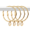30 Pcs Openable Curtain Rings with Eyelet for Hook Pins (1.5 Inch) 2