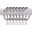 40 Pcs Metal Curtain Ring for Curtains,32 Mm Inner Diameter (Silver) 4