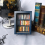 Miniature Bookshelf Pocket Anxiety Bookshelf Wooden Tiny Book Library 2