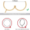 30 Pcs Openable Curtain Rings with Eyelet for Hook Pins (1.5 Inch) 4