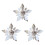 Acrylic Single Face Wall Quartz Clocks Home Decor Wall Watches Silver 1