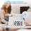 3X Digital Alarm Clock,Battery Operated LCD Electronic Clock White 4