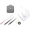 Acrylic Single Face Wall Quartz Clocks Home Decor Wall Watches Silver 2