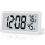 3X Digital Alarm Clock,Battery Operated LCD Electronic Clock White 2