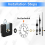 7 Sets Quartz Clock Movement Mechanism, Silent Short Shaft Clock 6
