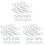6 Pack Floating Shoe Display, for Sneaker Collection or Shoes Box 1