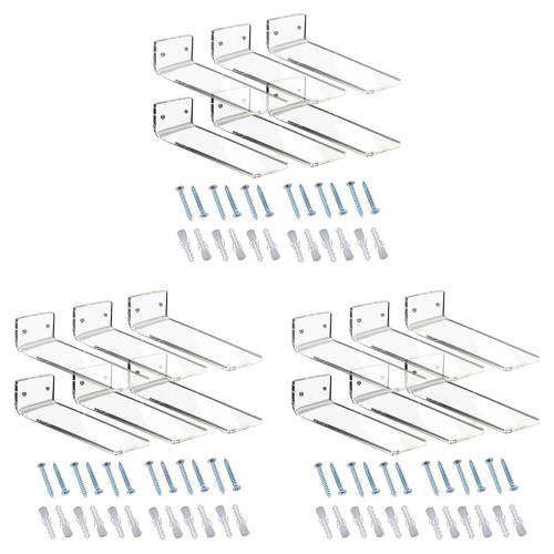 6 Pack Floating Shoe Display, for Sneaker Collection or Shoes Box