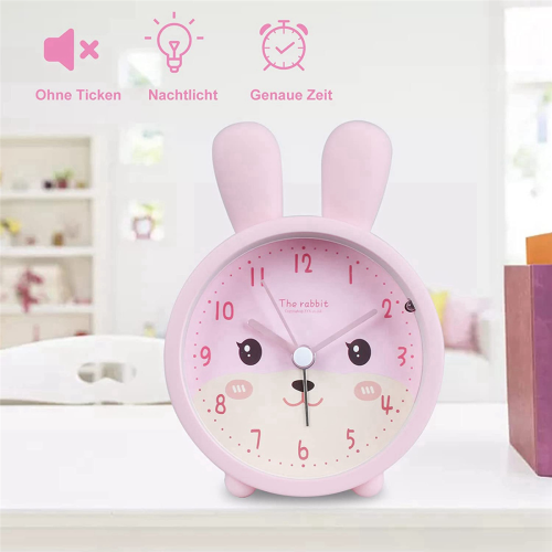 Children'S Alarm Clock for Girls Without Ticking 1