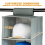 Hat Rack 10 Shelf Hanging Closet Hat Organizer for Hat Storage -1 Pcs 3