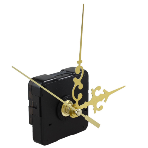 Clock plastic+Metal Texture Clock Retro Wall Clock movement Gold 1