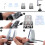 2 Pcs Office Desk Divider Clamp Privacy Screen Clip Holder -Silver 7