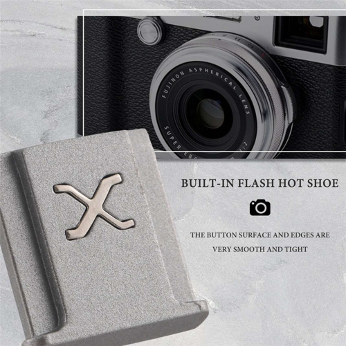 Suitable for X-T4 X-T3 Hot Shoe Embedded Flash Hot Shoe Silver 2