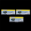 Safetypin Clear Hard Plastic Name Tag Clip Holder 3 Pcs 3