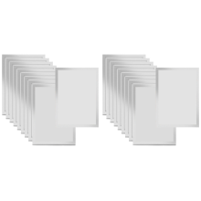 10PCS A5 Magnetic Diamond Art Frames, Frames Silver