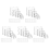 7 Pieces Clear Stamp Blocks, Acrylic Stamping Blocks Tools Set 1