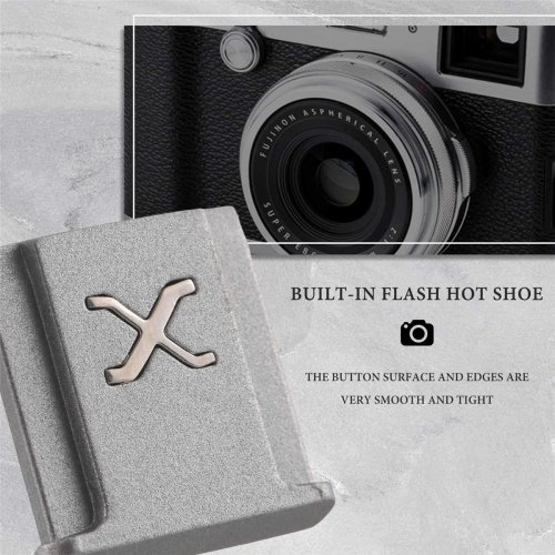 Suitable for X-T4 X-T3 Hot Shoe Embedded Flash Hot Shoe Silver 2