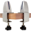 2 Pcs Office Desk Divider Clamp Privacy Screen Clip Holder -Silver 5