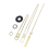 Silent Large Wall Clock Mechanism Watch Clock Parts Hands Tools Set 5