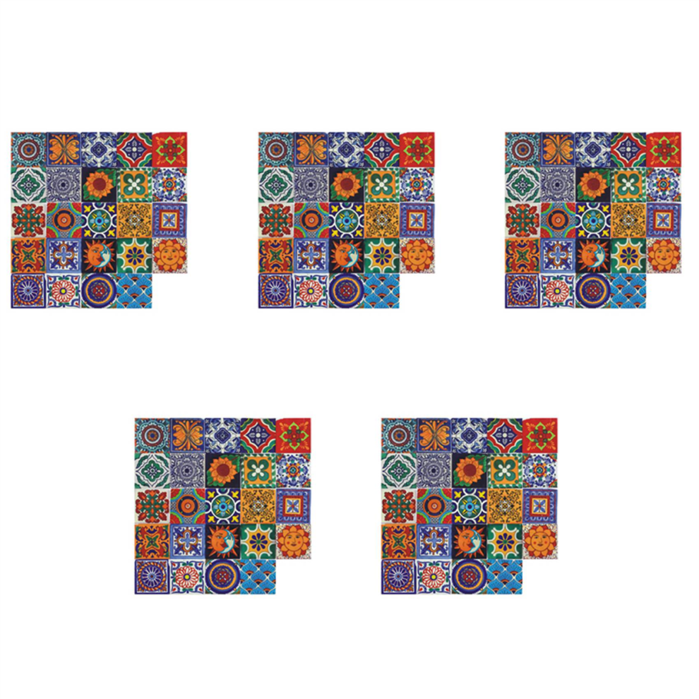120Pcs Self Adhesive Mosaic Brick Tile 3D Sticker Kitchen -10X10cm 4712582749739