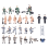 25x 1:87 Figurines Miniatures Travailleurs Ferroviaires 2