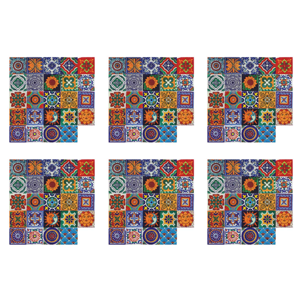 24Pcs Self Adhesive Mosaic Brick Tile 3D Sticker Kitchen -10X10cm 4712582749920