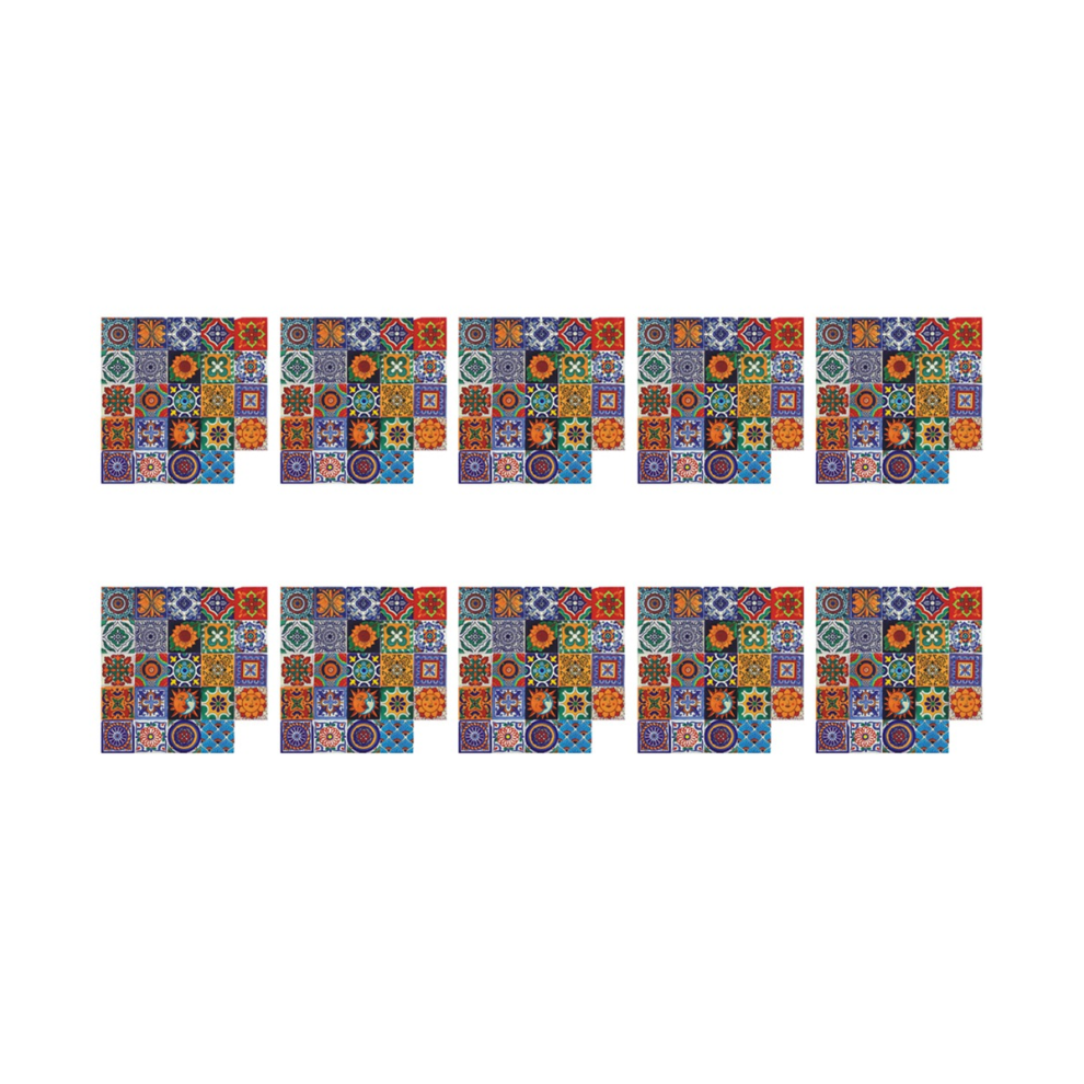 24Pcs Self Adhesive Mosaic Brick Tile 3D Sticker Kitchen -10X10cm 4712582749906