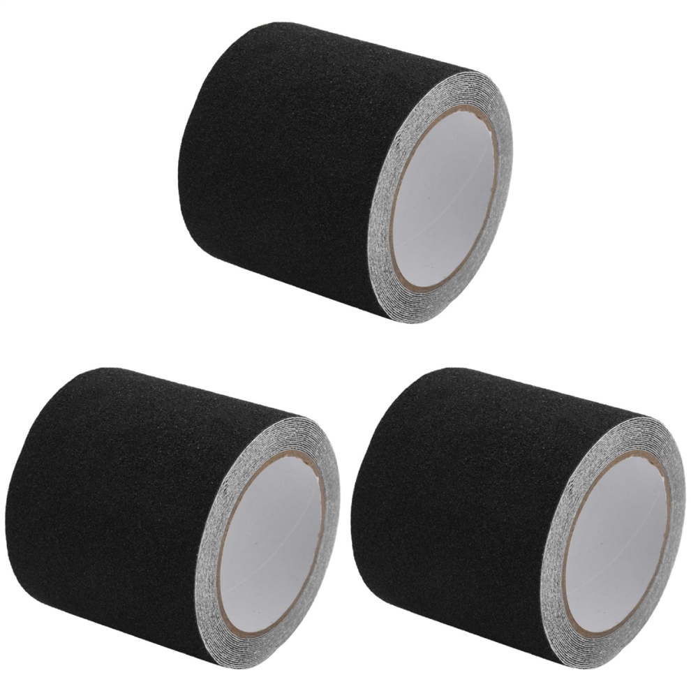Non-Slip Stair Tape -Waterproof Safety,80 Grit, Blackï¼5M 4712582751633