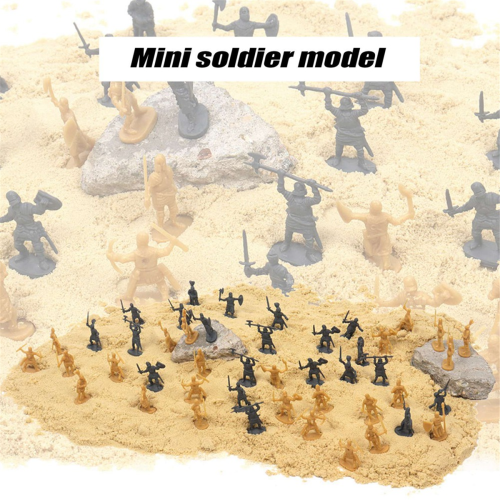 1:72 200/Set Plastic Ancient Figures Toy Gold 2