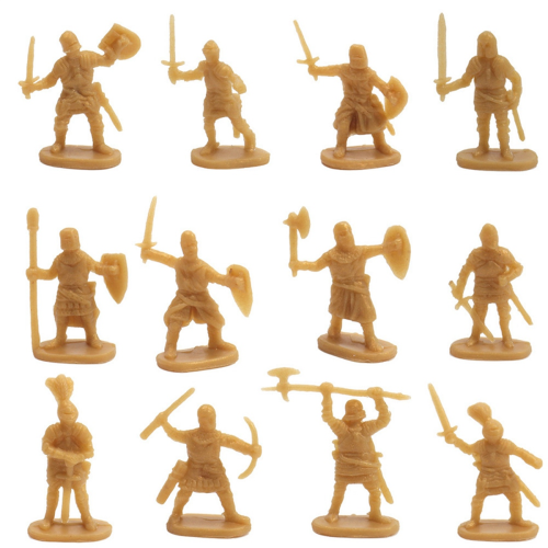 1:72 200/Set Plastic Ancient Figures Toy Gold 1