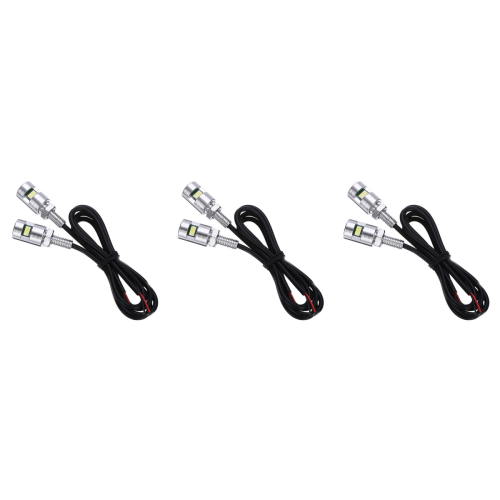 5630 Motorcycle Screw Bolt Lamp Car Universal License Plate Light 1