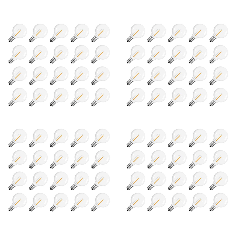20Pcs G40 LED Light Bulbs E12 Screw Base for Solar String Lights Warm-image-OPC-PJ8ZMDX-NEW