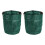 2X 270L Garden Waste Bag Large Strong Waterproof Reusable Foldable 1