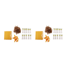 Beekeeping Cup Kit 120 Cell Cups Bee Tool Set Cage Apiculture Helper